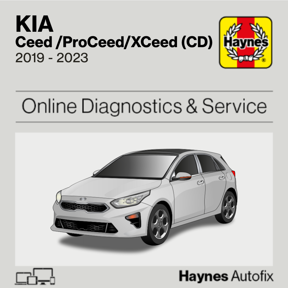 Kia Ceed /ProCeed/XCeed (CD) 2019 to 2023 Haynes Online Diagnostics & Service Guide