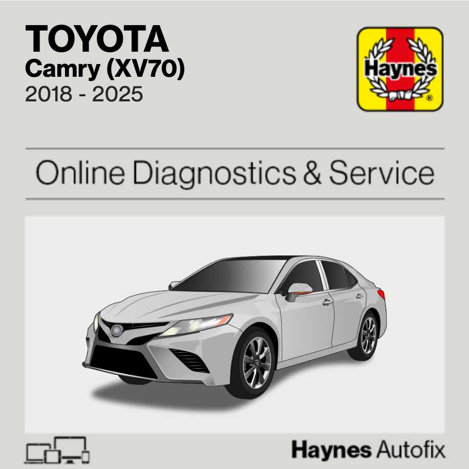Toyota Camry (XV70) 2018 to 2025 Haynes Online Diagnostics & Service Guide