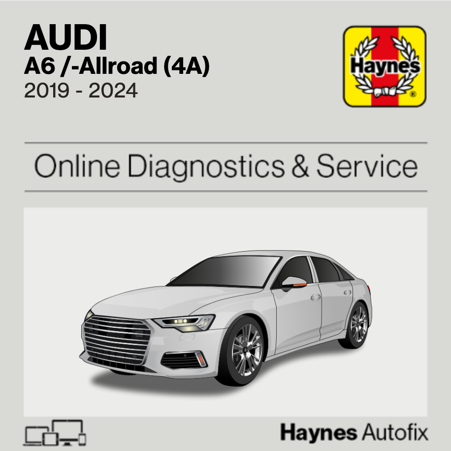 Audi A6 /-Allroad (4A) 2019 to 2024 Haynes Online Diagnostics & Service Guide
