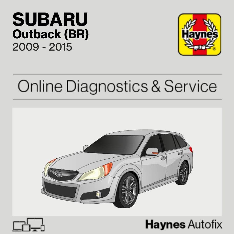 Subaru Outback (BR) 2009 to 2015 Haynes Online Diagnostics & Service Guide