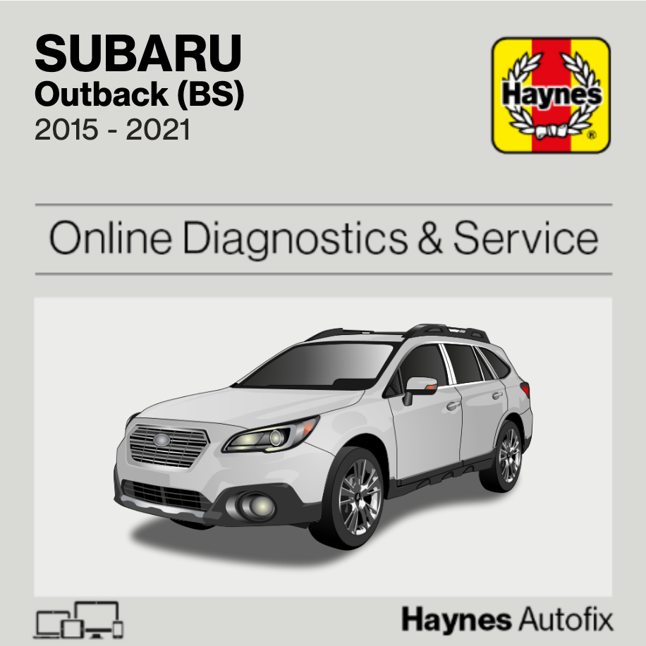 Subaru Outback (BS) 2015 to 2021 Haynes Online Diagnostics & Service Guide