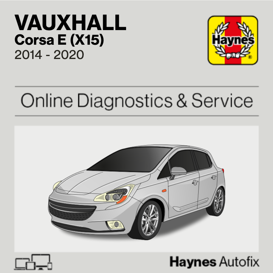 Vauxhall Corsa E (X15) 2014 to 2020 Haynes Online Diagnostics & Service Guide