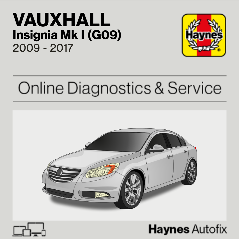 Vauxhall Insignia Mk I (G09) 2009 to 2017 Haynes Online Diagnostics & Service Guide