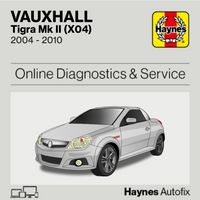 Vauxhall Tigra Mk II (X04) 2004 to 2010 Haynes Online Diagnostics & Service Guide