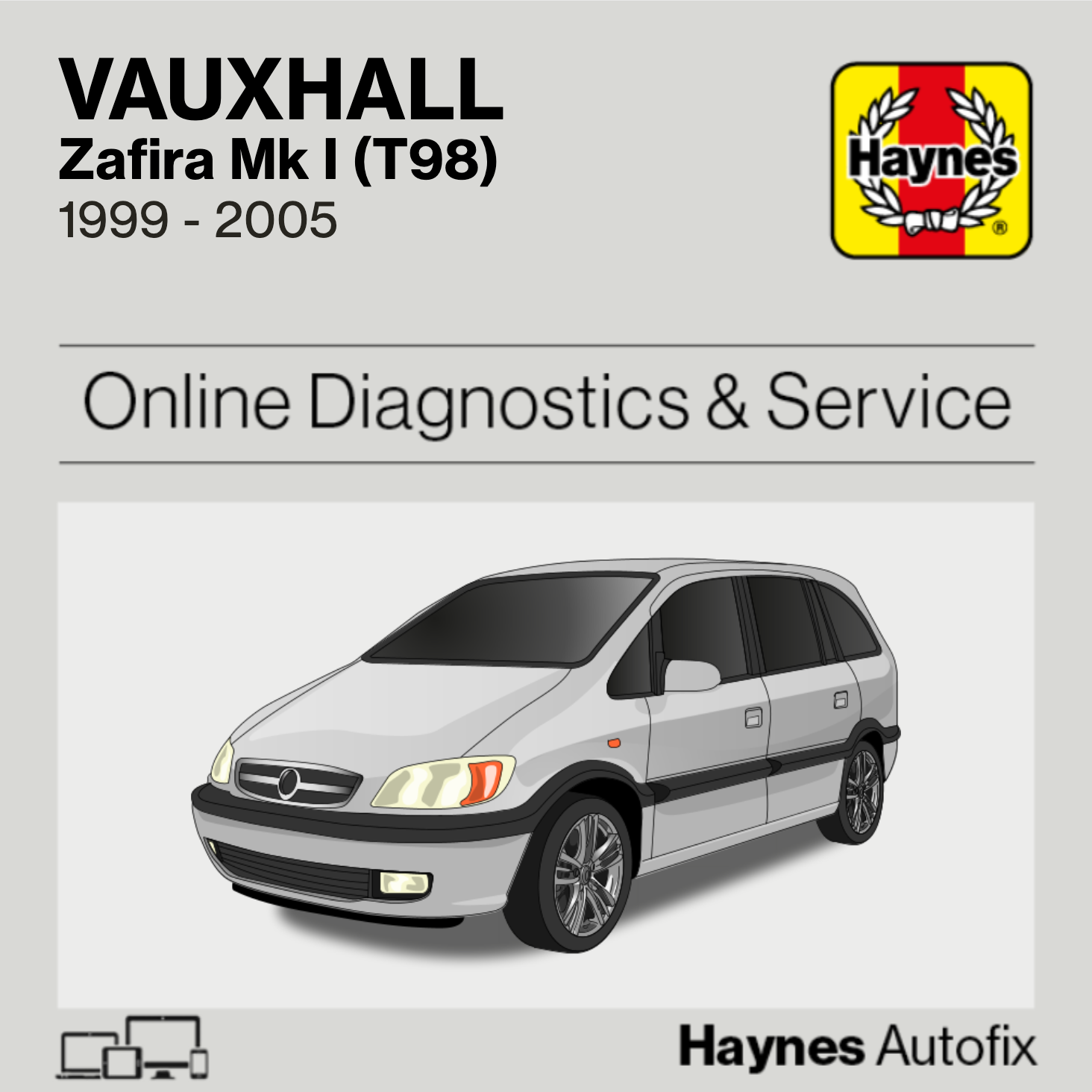 Vauxhall Zafira Mk I (T98) 1999 to 2005 Haynes Online Diagnostics & Service Guide