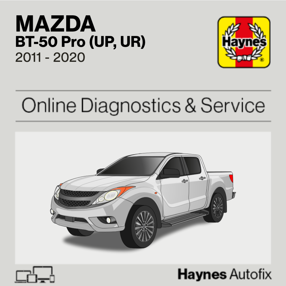 Mazda BT-50 Pro (UP, UR) 2011 to 2020 Haynes Online Diagnostics & Service Guide