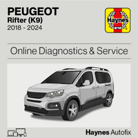 Peugeot Rifter (K9) 2018 to 2024 Haynes Online Diagnostics & Service Guide