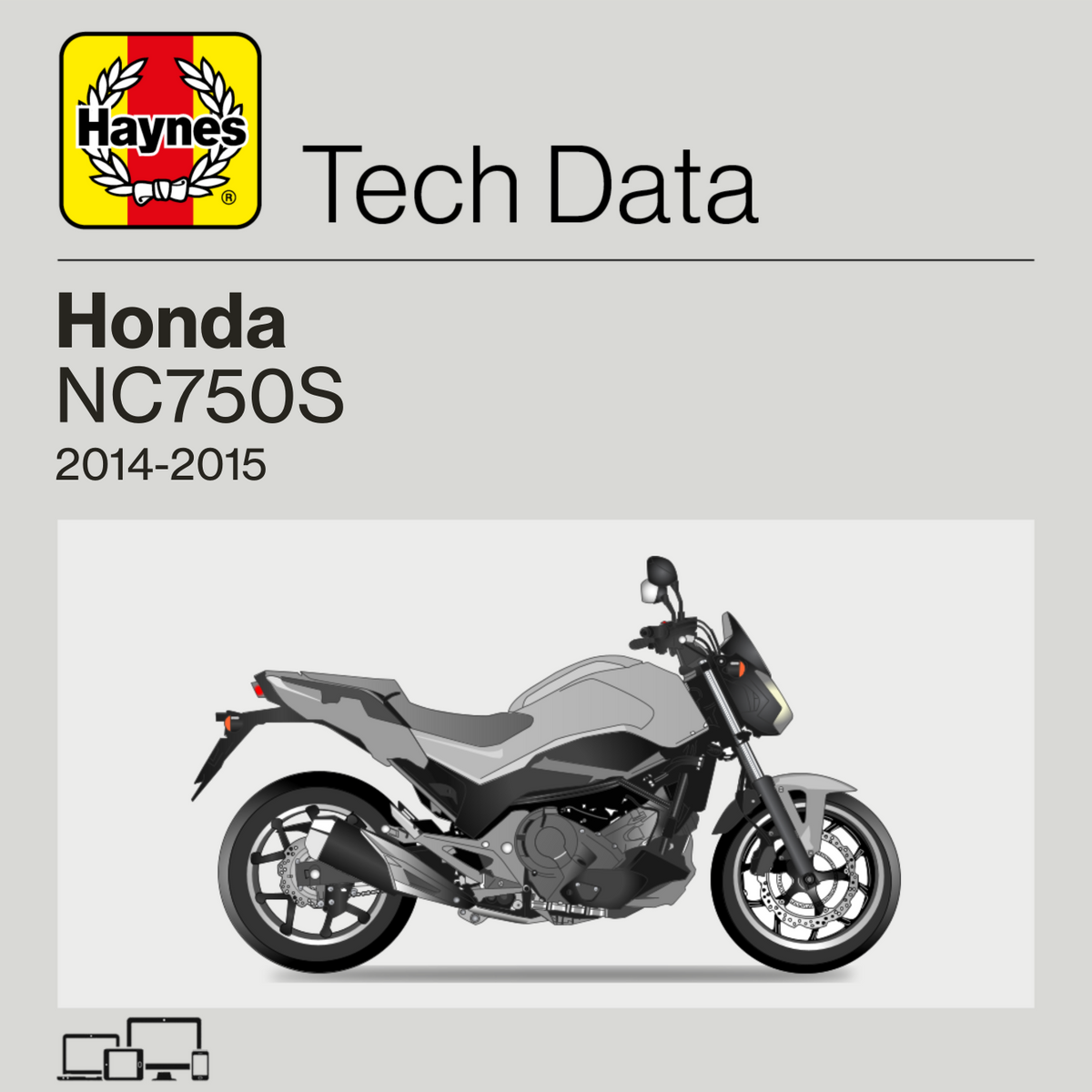Honda NC750S 2014 to 2015 Haynes Tech Data