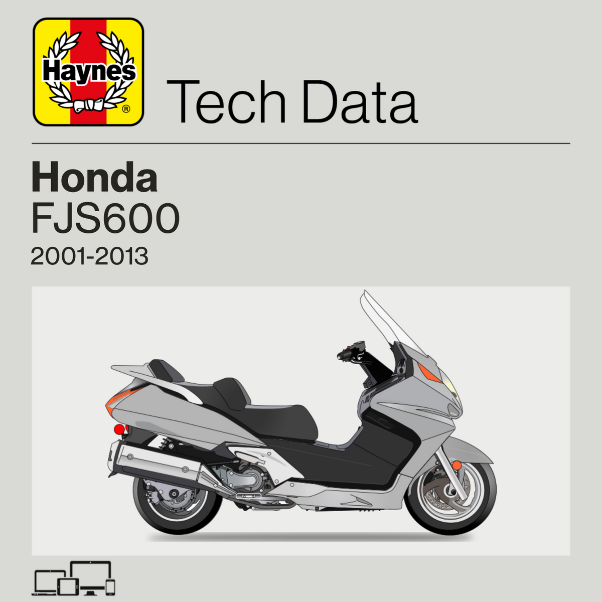 Honda FJS600 / FSC, Silver Wing 2001 to 2013 Haynes Tech Data