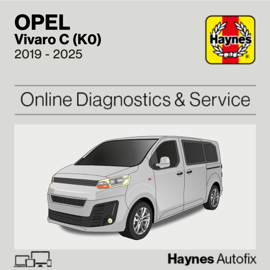Opel Vivaro C (K0) 2019 to 2025 Haynes Online Diagnostics & Service Guide