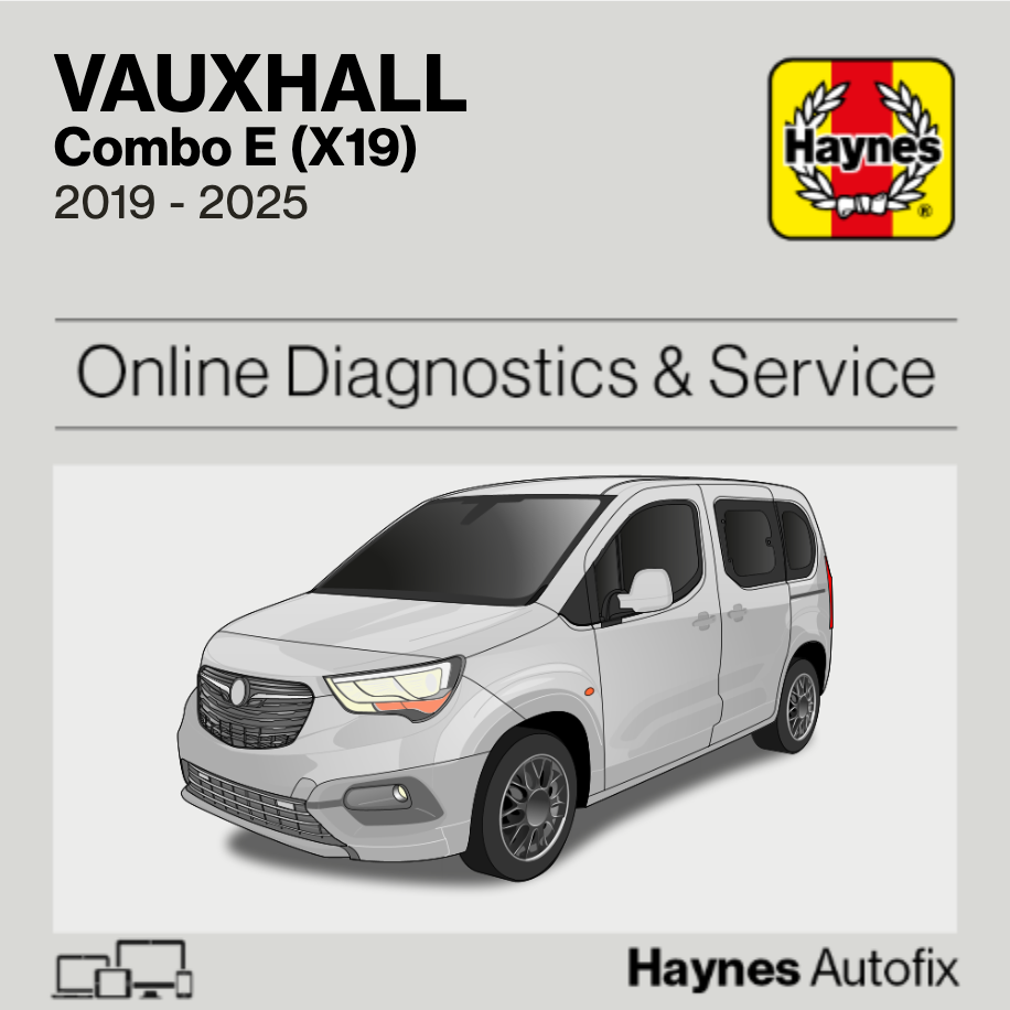 Vauxhall Combo E (X19) 2019 to 2025 Haynes Online Diagnostics & Service Guide