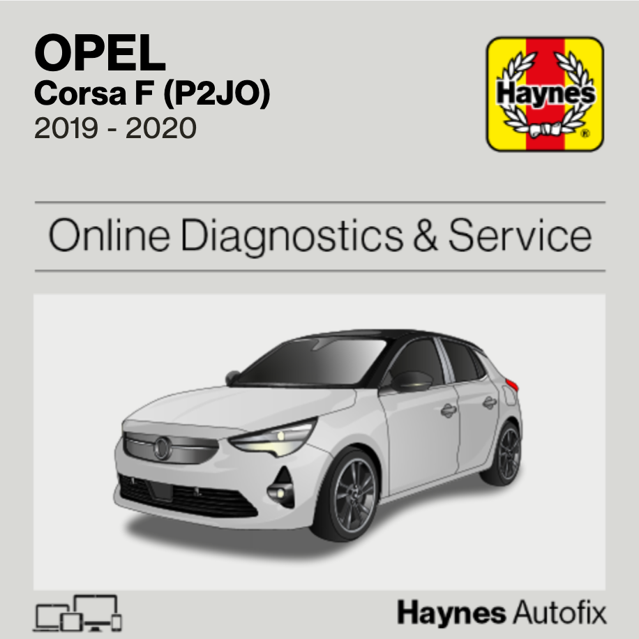 Opel Corsa F (P2JO) 2019 to 2020 Haynes Online Diagnostics & Service Guide