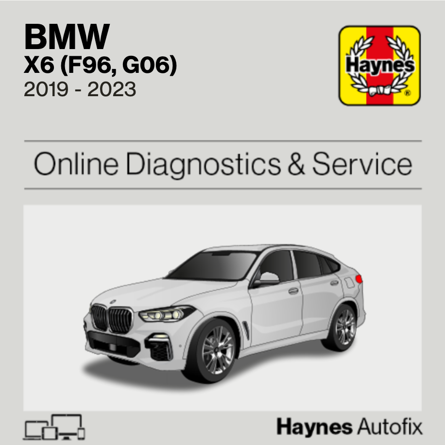 BMW X6 (F96, G06) 2019 to 2023 Haynes Online Diagnostics & Service Guide
