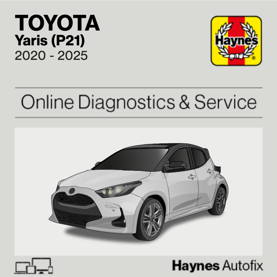 Toyota Yaris (P21) 2020 to 2025 Haynes Online Diagnostics & Service Guide