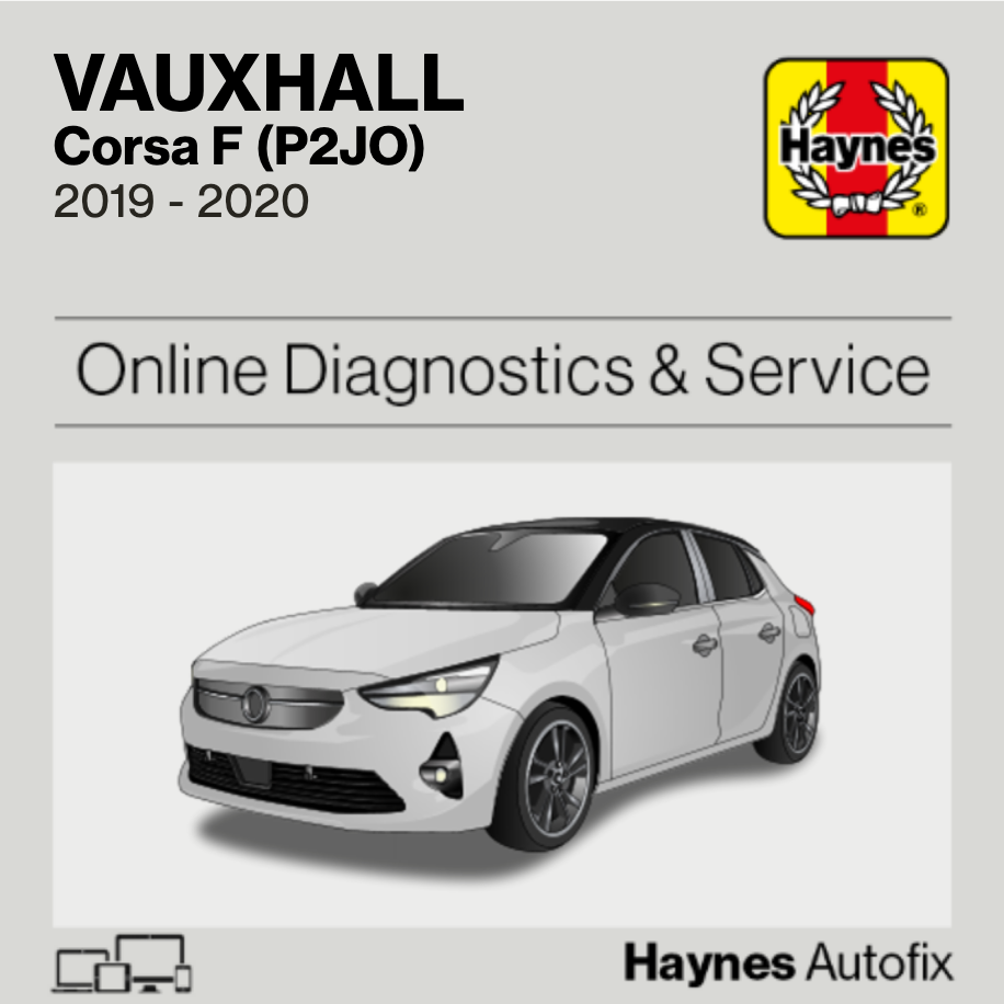 Vauxhall Corsa F (P2JO) 2019 to 2020 Haynes Online Diagnostics & Service Guide