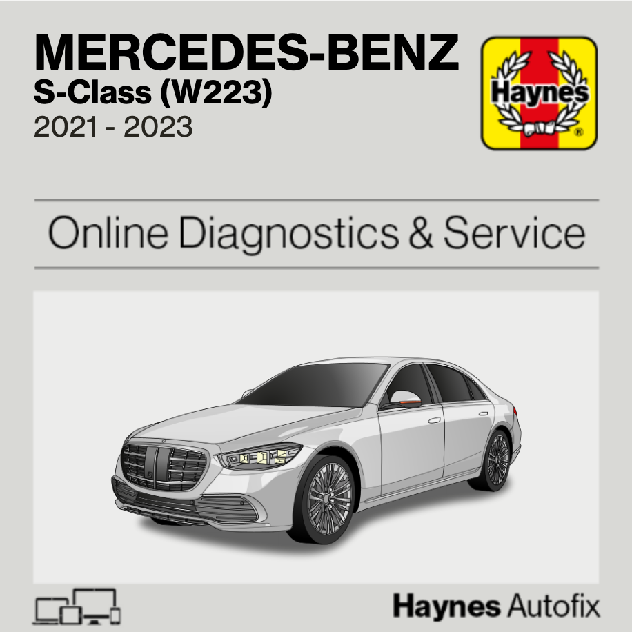 Mercedes-Benz S-Class (W223) 2021 to 2023 Haynes Online Diagnostics & Service Guide