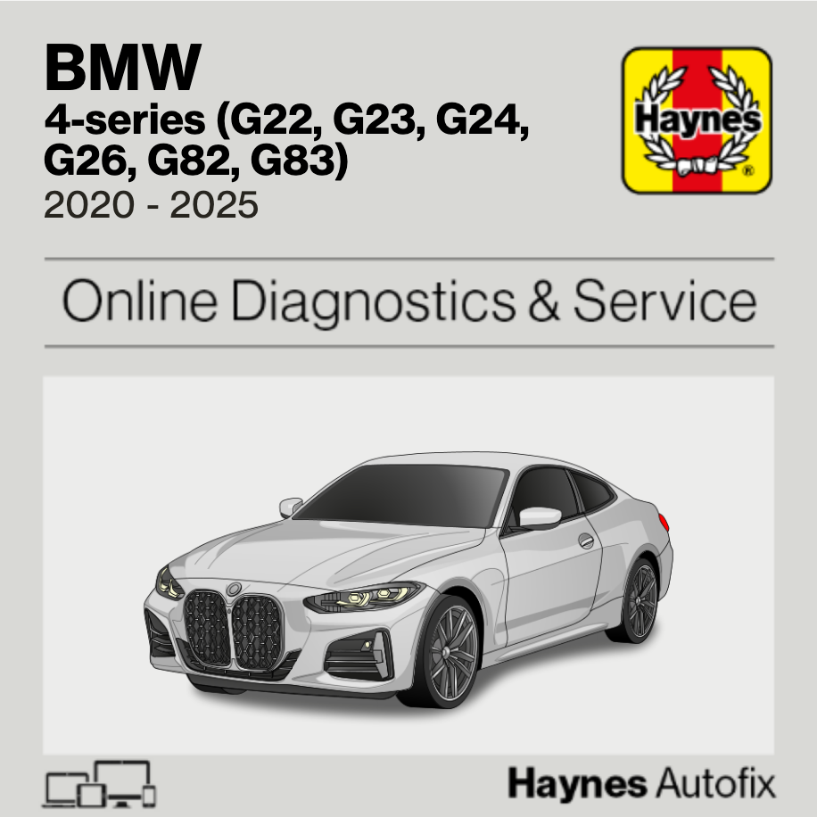 BMW 4-Series (G22, G23, G24, G26, G82, G83) 2020 to 2025 Haynes Online Diagnostics & Service Guide