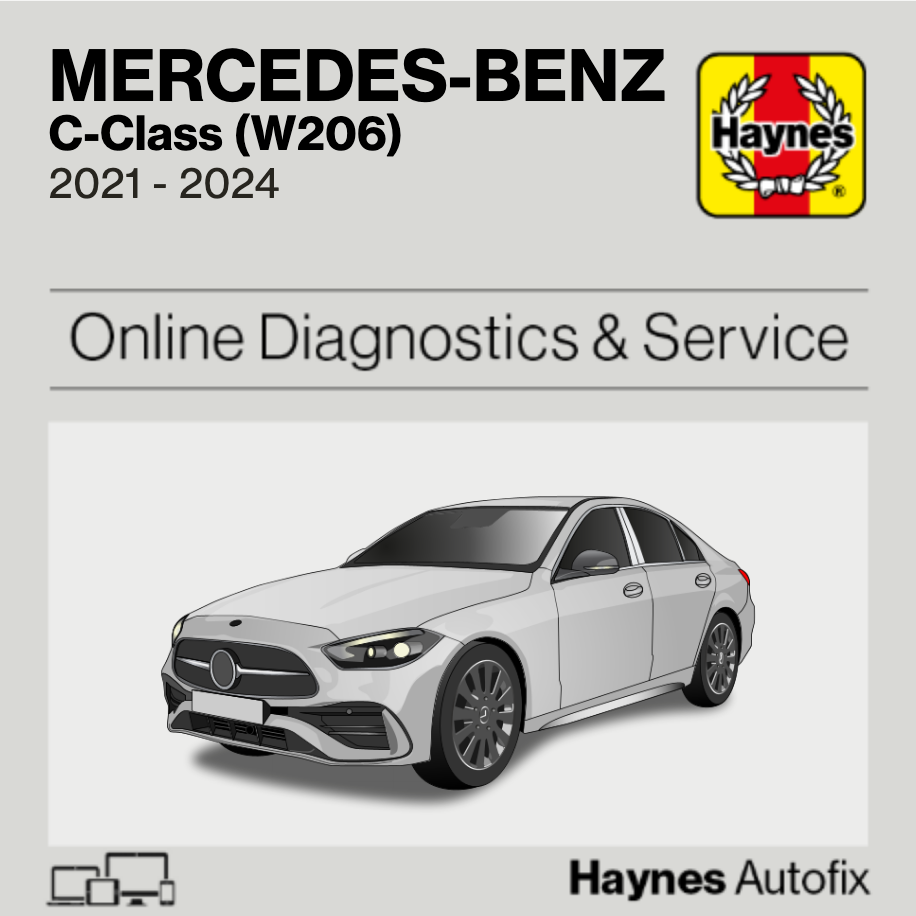 Mercedes-Benz C-Class (W206) 2021 to 2024 Haynes Online Diagnostics & Service Guide