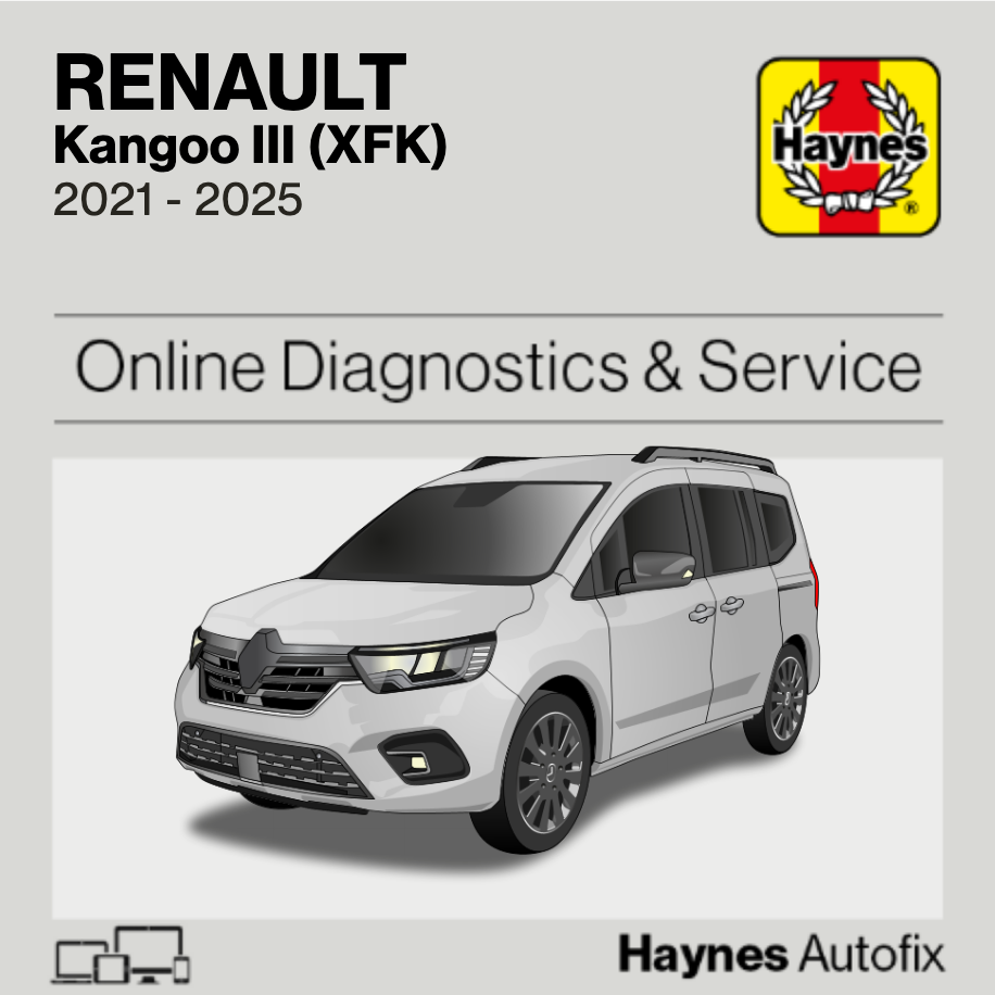 Renault Kangoo III (XFK) 2021 to 2025 Haynes Online Diagnostics & Service Guide