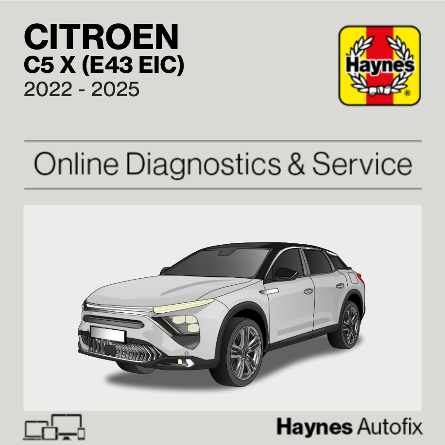 Citroen C5 X (E43 EIC) 2022 to 2025 Haynes Online Diagnostics & Service Guide