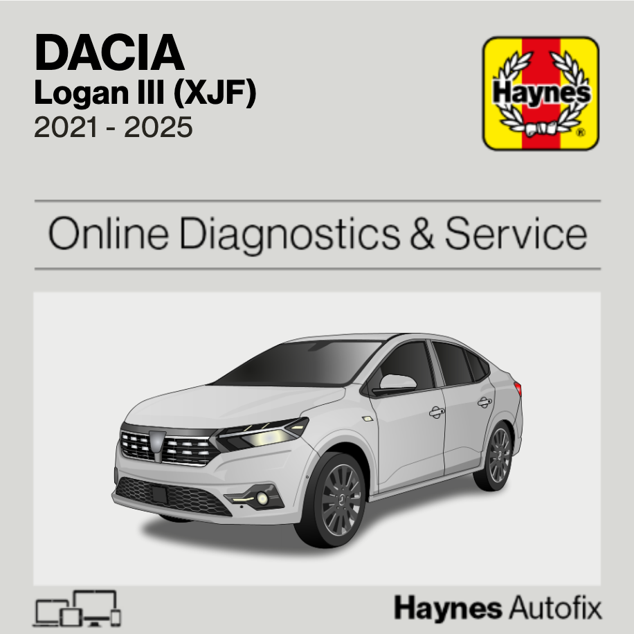 Dacia Logan III (XJF) 2021 to 2025 Haynes Online Diagnostics & Service Guide