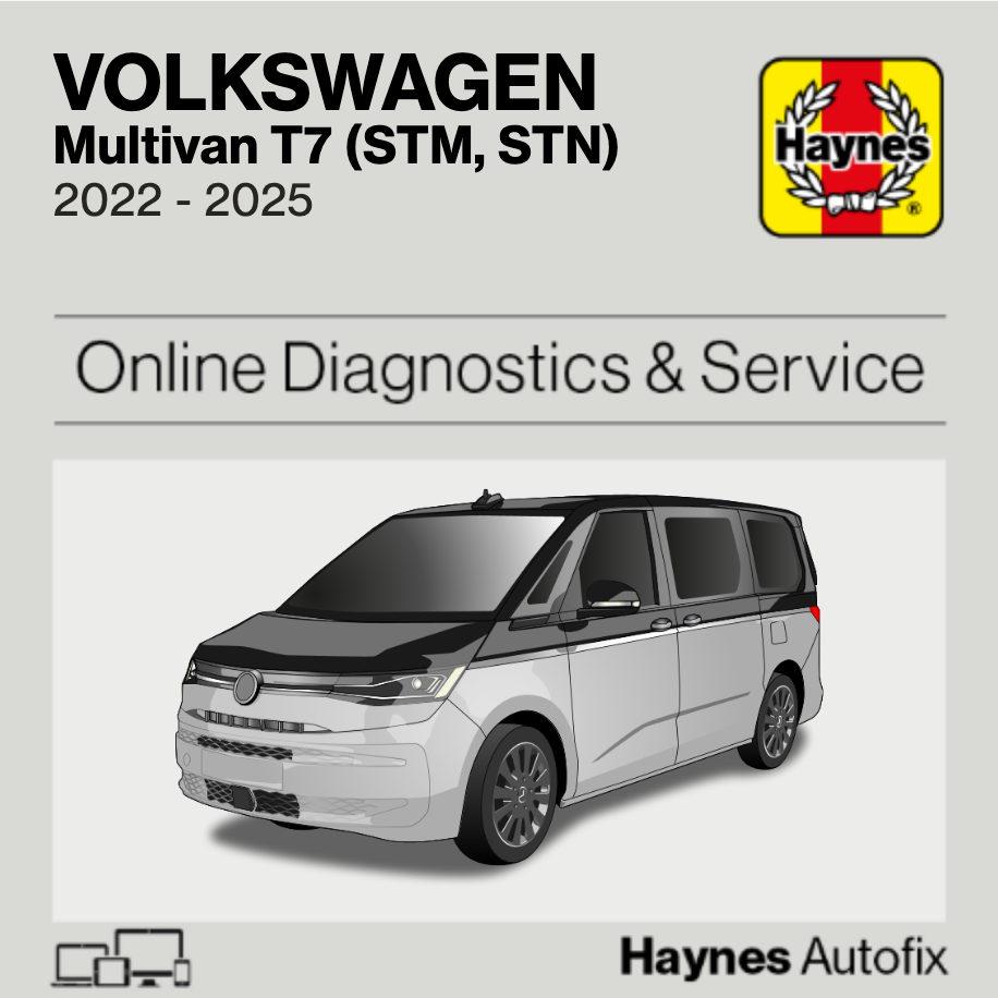 Volkswagen Multivan T7 (STM, STN) 2022 to 2025 Haynes Online Diagnostics & Service Guide