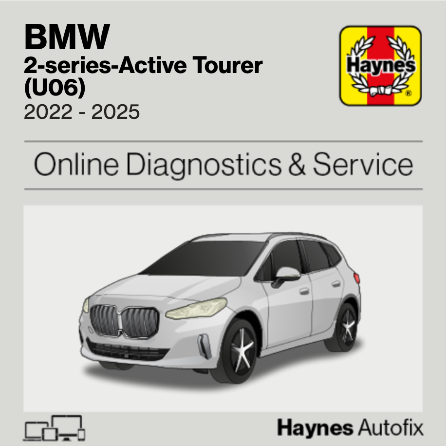 BMW 2-Series-Active Tourer (U06) 2022 to 2025 Haynes Online Diagnostics & Service Guide