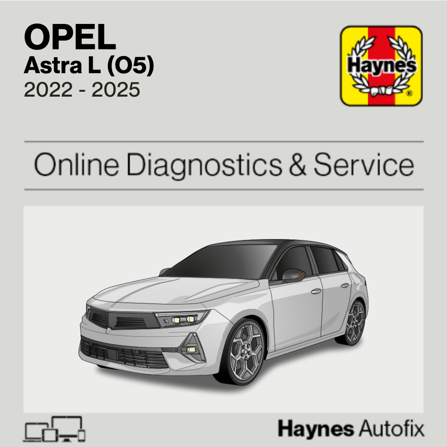 Opel Astra L (O5) 2022 to 2025 Haynes Online Diagnostics & Service Guide
