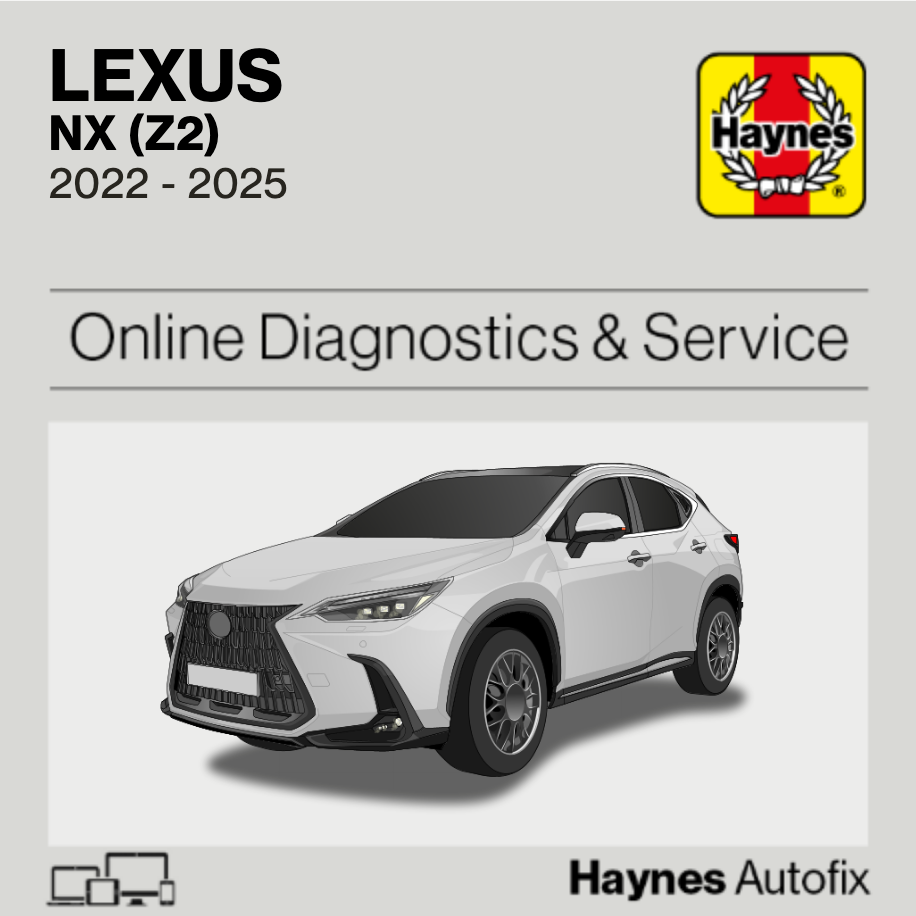 Lexus NX (Z2) 2022 to 2025 Haynes Online Diagnostics & Service Guide