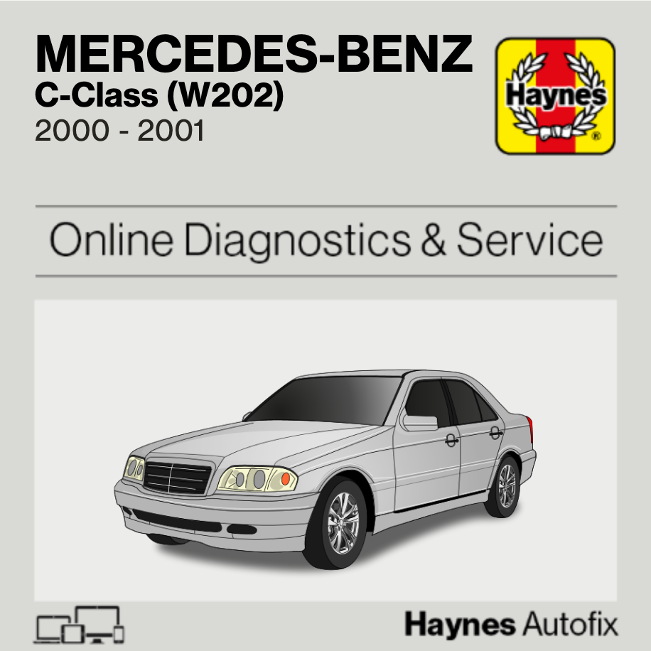Mercedes-Benz C-Class (W202) 2000 to 2001 Haynes Online Diagnostics & Service Guide