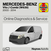 Mercedes-Benz Vito /-Combi (W639) 2003 to 2014 Haynes Online Diagnostics & Service Guide