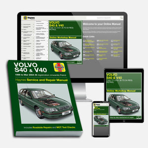 DIY Maintenance & Repair Manuals for Volvo S40/V40 Cars