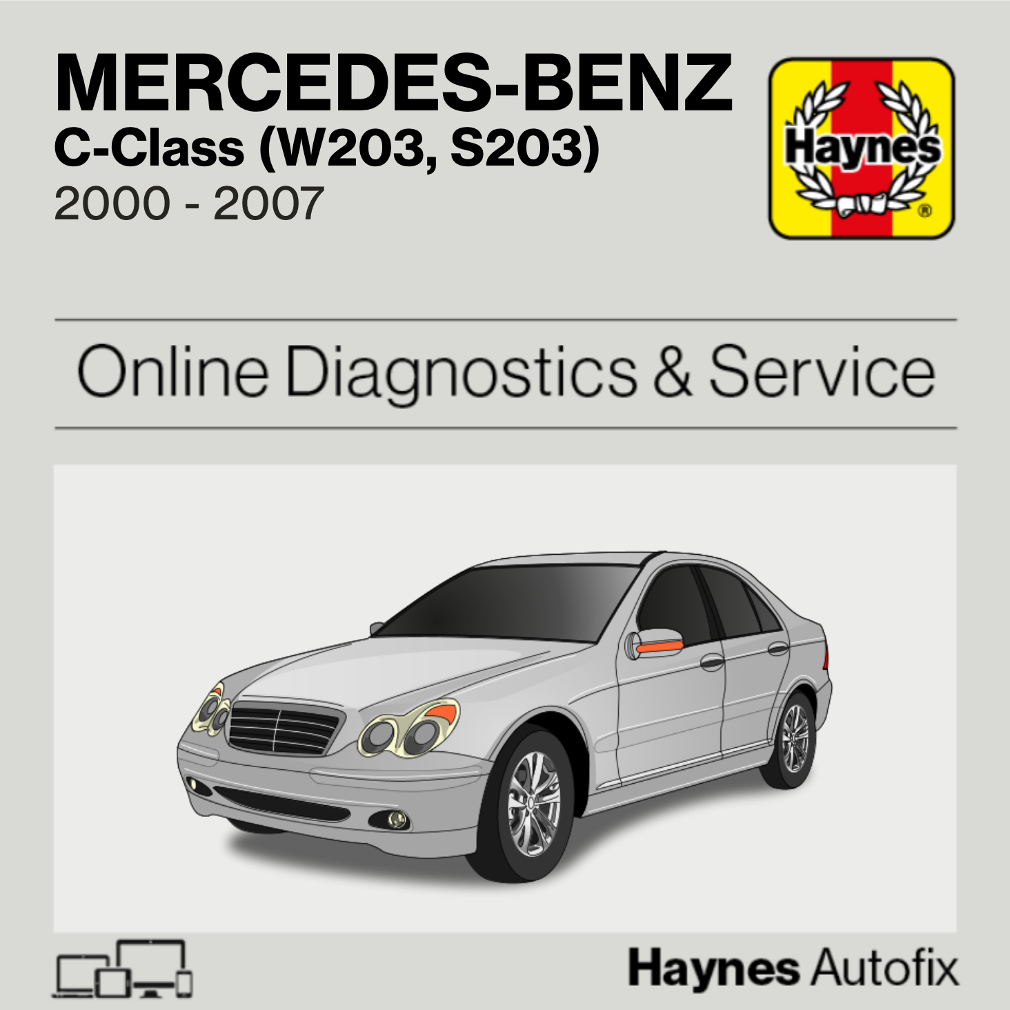 Mercedes-Benz C-Class (W203, S203) 2000 to 2007 Haynes Online Diagnostics & Service Guide