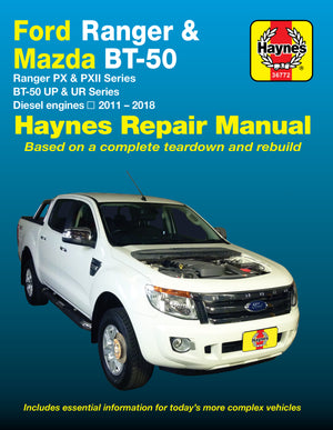 DIY Maintenance & Repair Manuals for Mazda BT-50 Cars