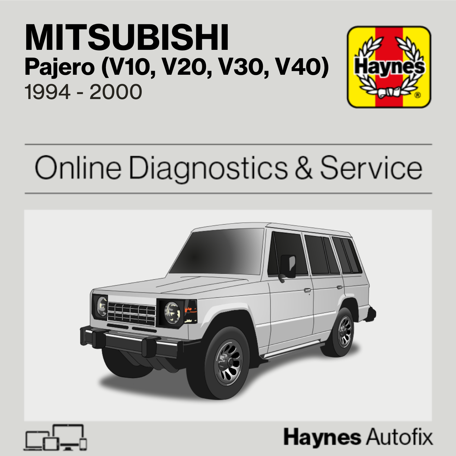 Mitsubishi Pajero (V10, V20, V30, V40) 1994 to 2000 Haynes Online Diagnostics & Service Guide