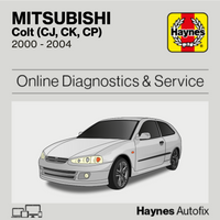 Mitsubishi Colt (CJ, CK, CP) 2000 to 2004 Haynes Online Diagnostics & Service Guide