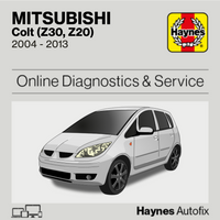 Mitsubishi Colt (Z30, Z20) 2004 to 2013 Haynes Online Diagnostics & Service Guide