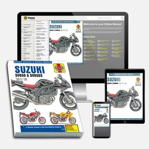 DIY Maintenance & Repair Manuals for Suzuki SV650 Motorcycles