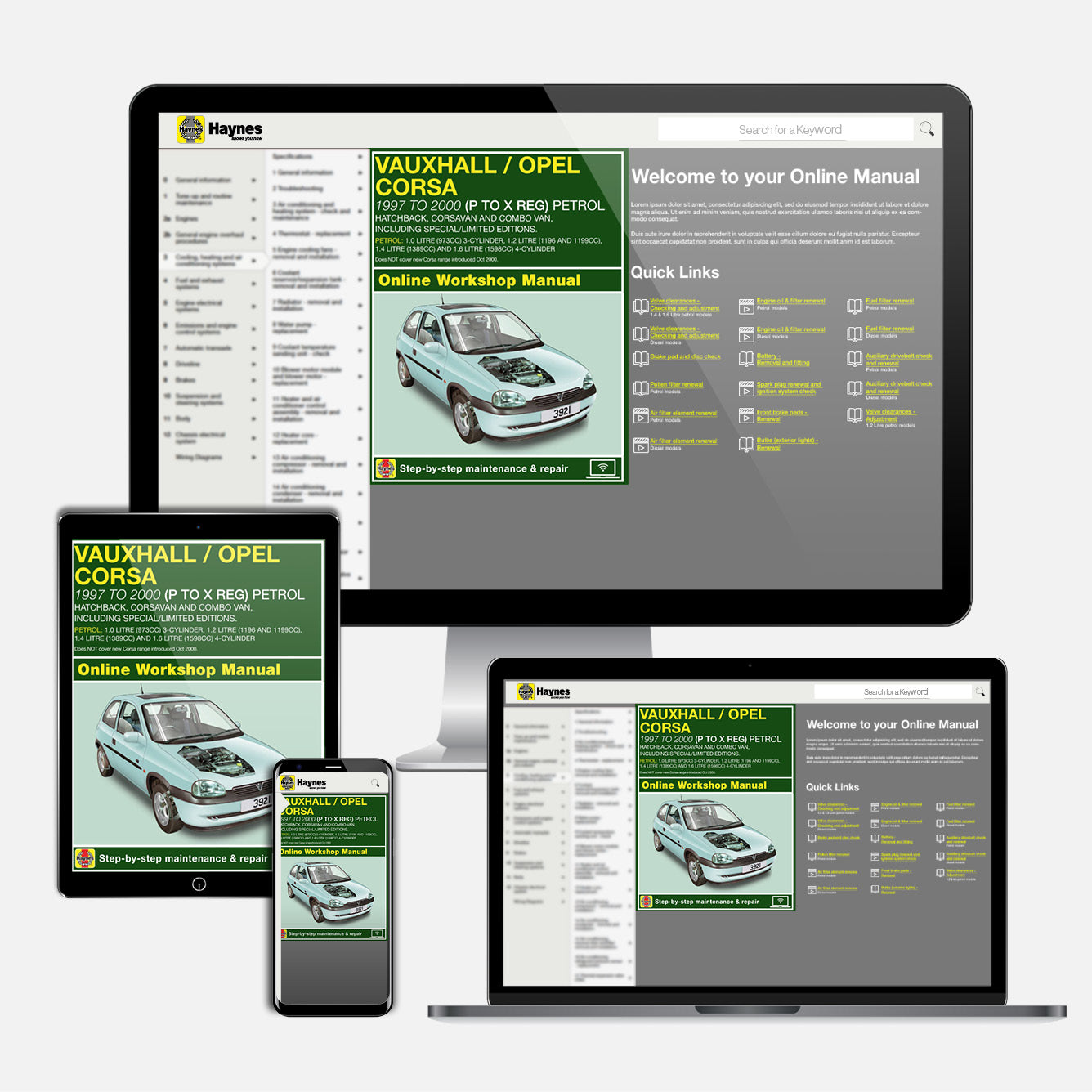 Vauxhall/Opel Corsa Petrol (Apr 1997-Oct 2000) Haynes Repair Manual