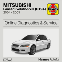Mitsubishi Lancer Evolution VIII (CT9A) 2004 to 2005 Haynes Online Diagnostics & Service Guide