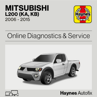 Mitsubishi L200 (KA, KB) 2006 to 2015 Haynes Online Diagnostics & Service Guide