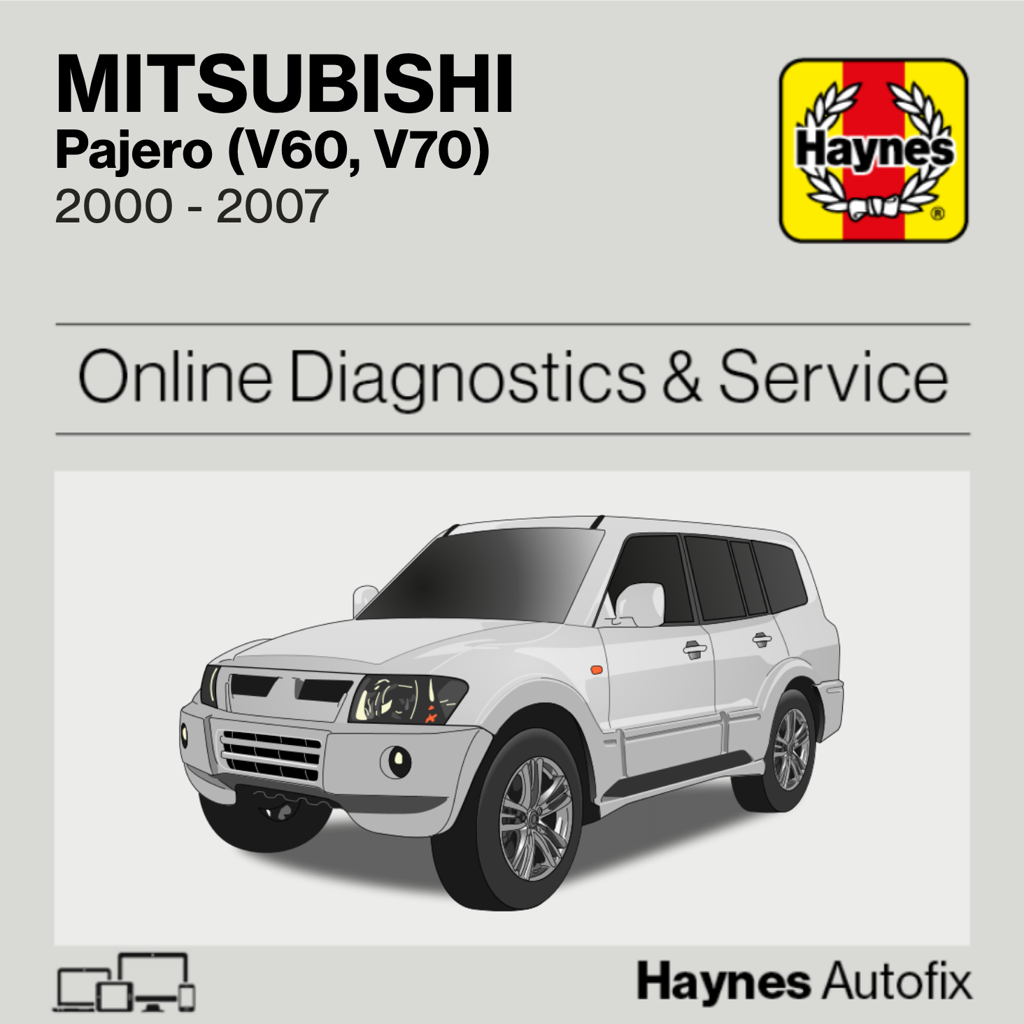 Mitsubishi Pajero (V60, V70) 2000 to 2007 Haynes Online Diagnostics & Service Guide