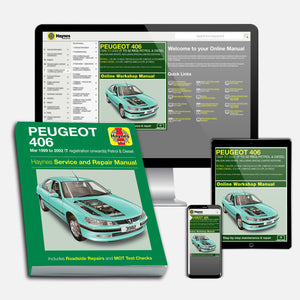 DIY Maintenance & Repair Manuals for Peugeot 406 Cars