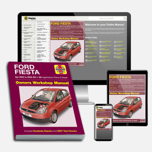 DIY Maintenance & Repair Manuals for Ford Fiesta Mk V Cars