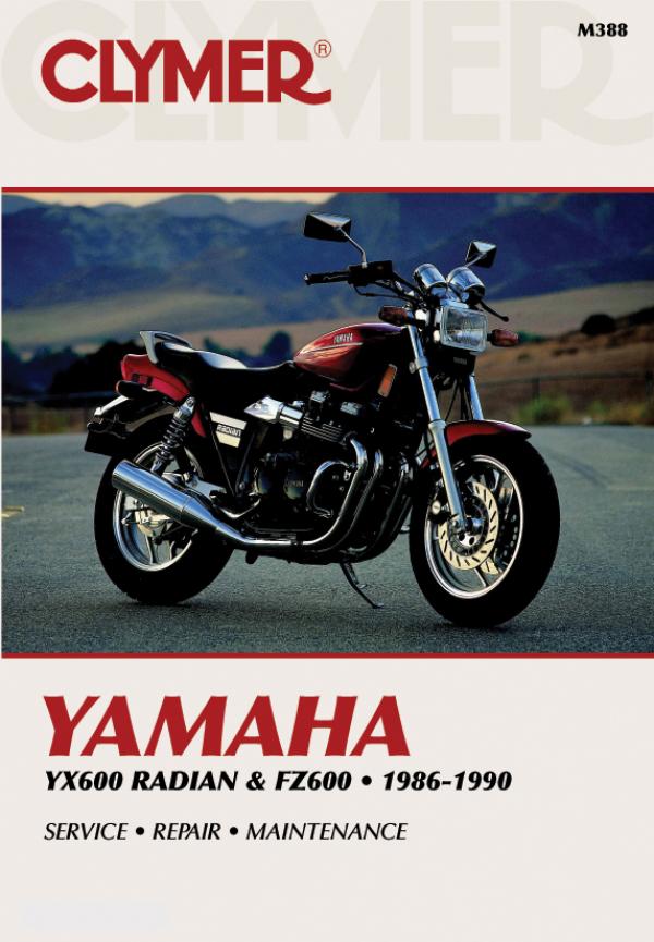 Yamaha YX600 Radian & FZ600 Motorcycle (1986-1990) Service Repair Manual Online Manual