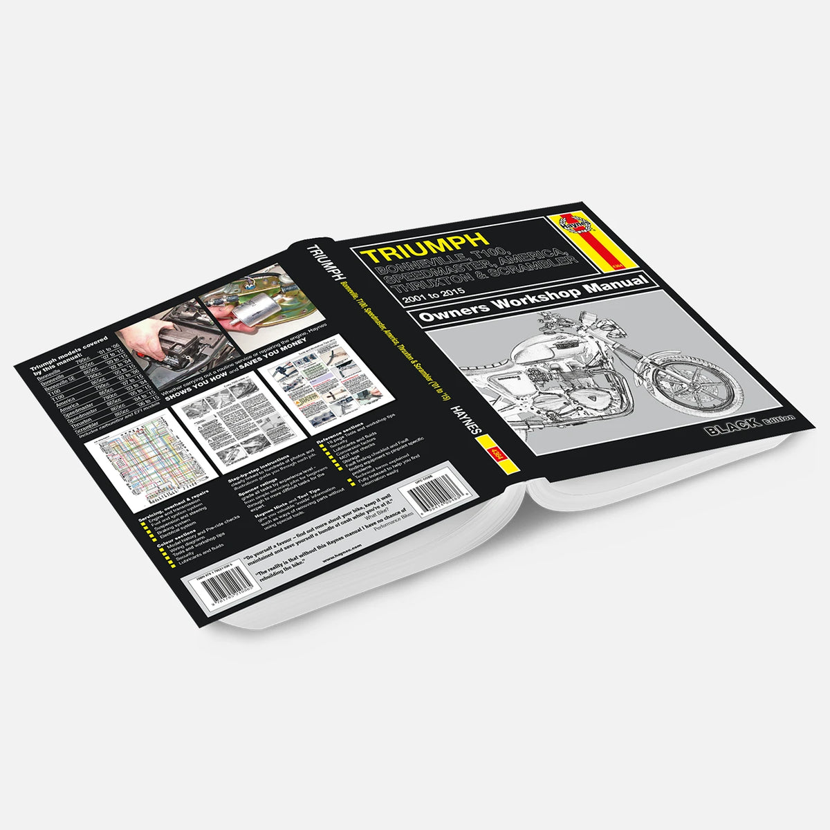 Triumph Bonneville (2001-2015) Haynes Repair Manual - Premium Triumph Bonneville (2001-2015) Haynes Repair Manual - Premium