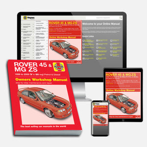 DIY Maintenance & Repair Manuals for Rover 45 Cars