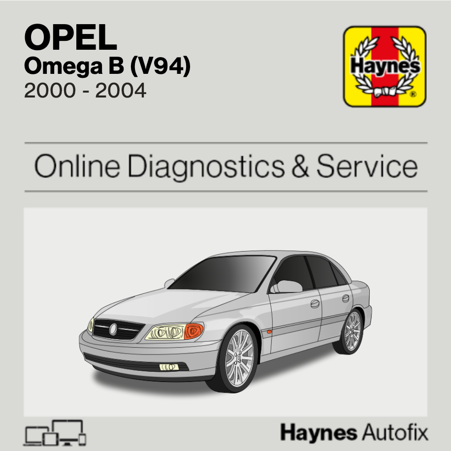 Opel Omega B (V94) 2000 to 2004 Haynes Online Diagnostics & Service Guide