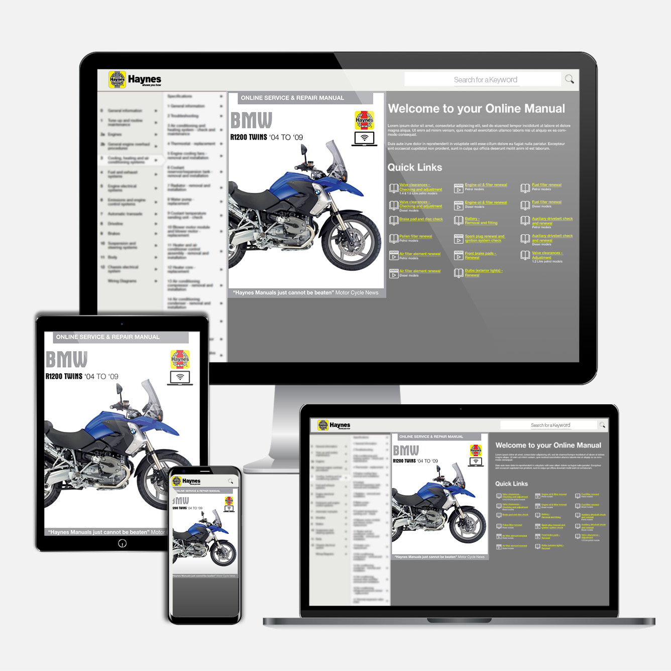 BMW R1200 Twins (2004-2009) Haynes Repair Manual – Haynes Manuals