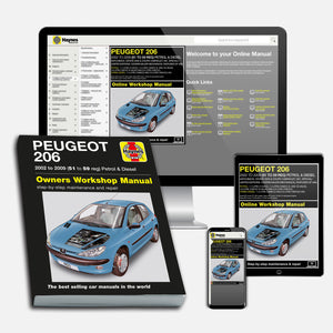 DIY Maintenance & Repair Manuals for Peugeot 206 Cars